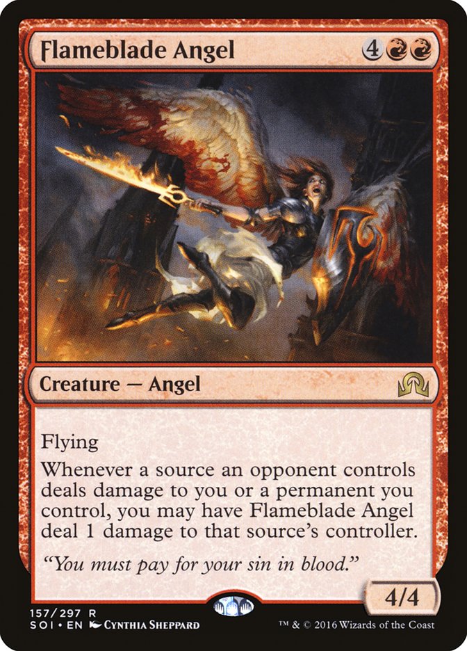 Flameblade Angel [Shadows over Innistrad] | Deep Dive Games St. Marys