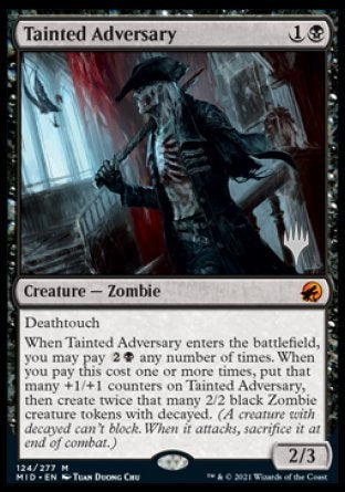 Tainted Adversary (Promo Pack) [Innistrad: Midnight Hunt Promos] | Deep Dive Games St. Marys