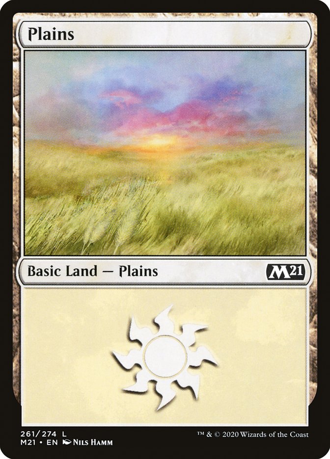 Plains (261) [Core Set 2021] | Deep Dive Games St. Marys