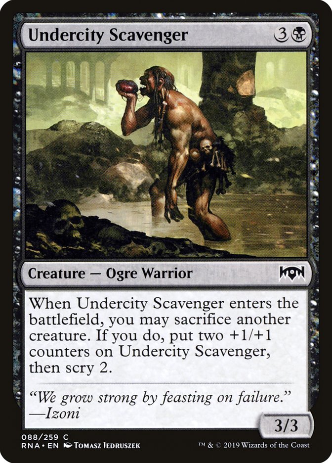 Undercity Scavenger [Ravnica Allegiance] | Deep Dive Games St. Marys