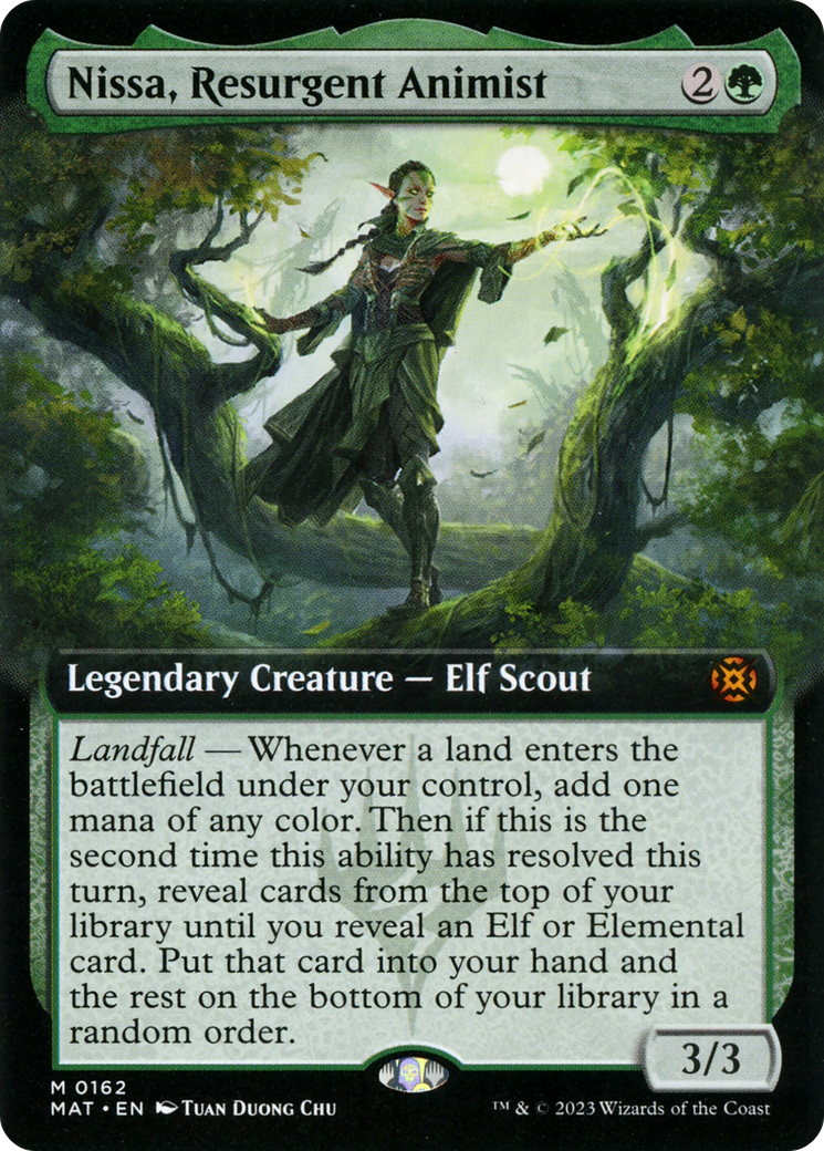 Nissa, Resurgent Animist (Extended Art) [March of the Machine: The Aftermath] | Deep Dive Games St. Marys