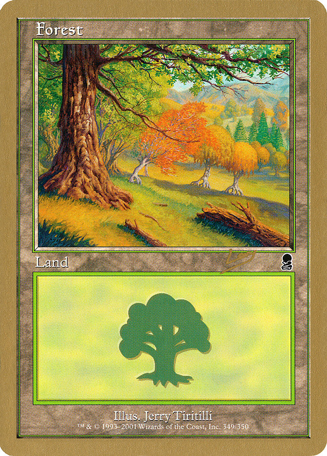 Forest (349) (Raphael Levy) [World Championship Decks 2002] | Deep Dive Games St. Marys