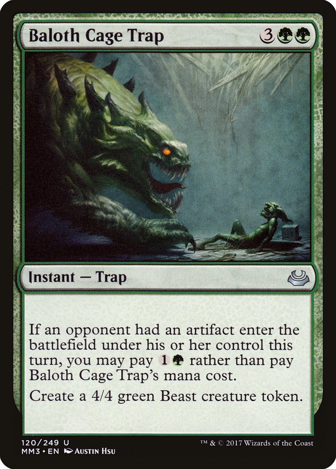 Baloth Cage Trap [Modern Masters 2017] | Deep Dive Games St. Marys