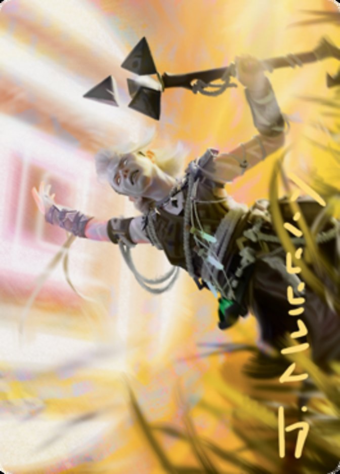 Kor Celebrant Art Card (Gold-Stamped Signature) [Zendikar Rising Art Series] | Deep Dive Games St. Marys