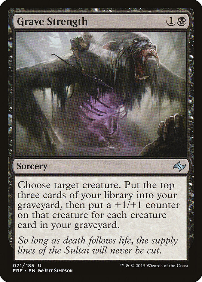 Grave Strength [Fate Reforged] | Deep Dive Games St. Marys