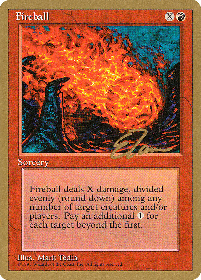 Fireball (Eric Tam) [Pro Tour Collector Set] | Deep Dive Games St. Marys