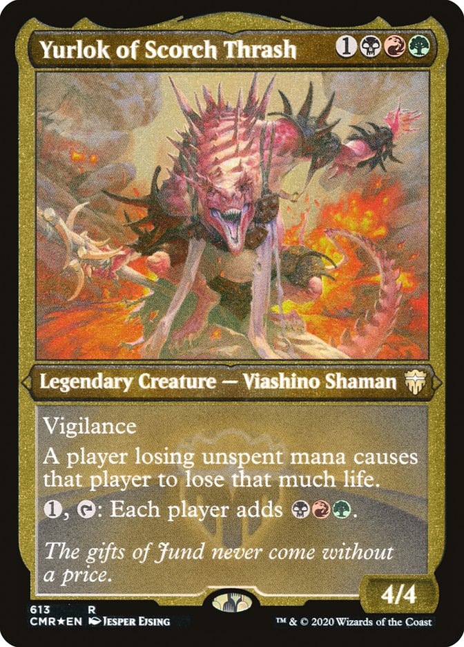 Yurlok of Scorch Thrash (Etched) [Commander Legends] | Deep Dive Games St. Marys