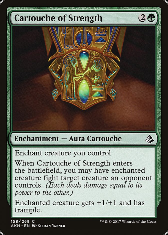 Cartouche of Strength [Amonkhet] | Deep Dive Games St. Marys