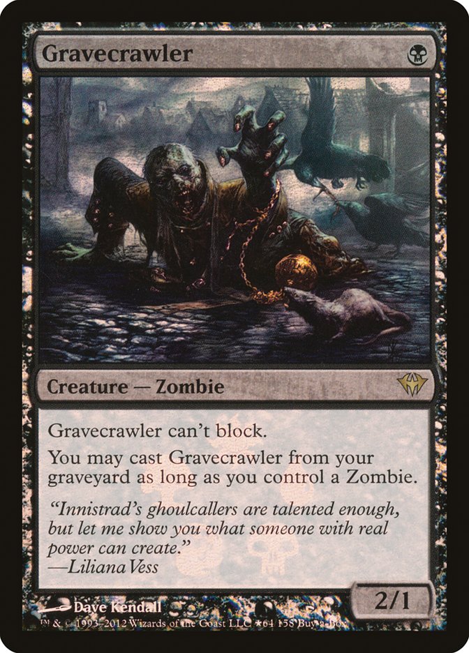 Gravecrawler (Buy-A-Box) [Dark Ascension Promos] | Deep Dive Games St. Marys