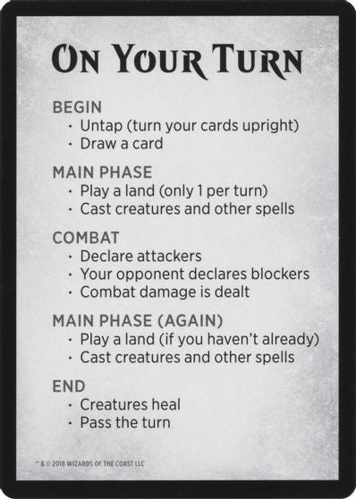 Rules Card [War of the Spark Tokens] | Deep Dive Games St. Marys