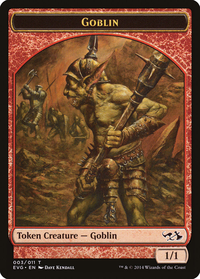 Goblin Token (Elves vs. Goblins) [Duel Decks Anthology Tokens] | Deep Dive Games St. Marys