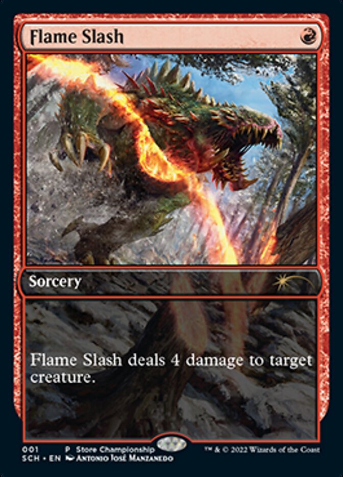 Flame Slash (Extended Art) [Store Championships 2022] | Deep Dive Games St. Marys