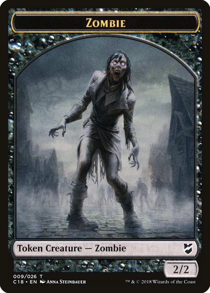 Zombie Token [Commander 2018 Tokens] | Deep Dive Games St. Marys