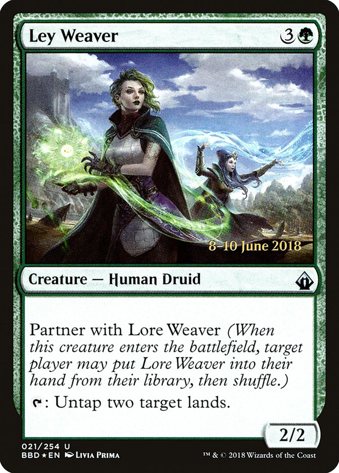 Ley Weaver [Battlebond Prerelease Promos] | Deep Dive Games St. Marys