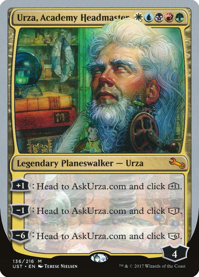 Urza, Academy Headmaster [Unstable] | Deep Dive Games St. Marys