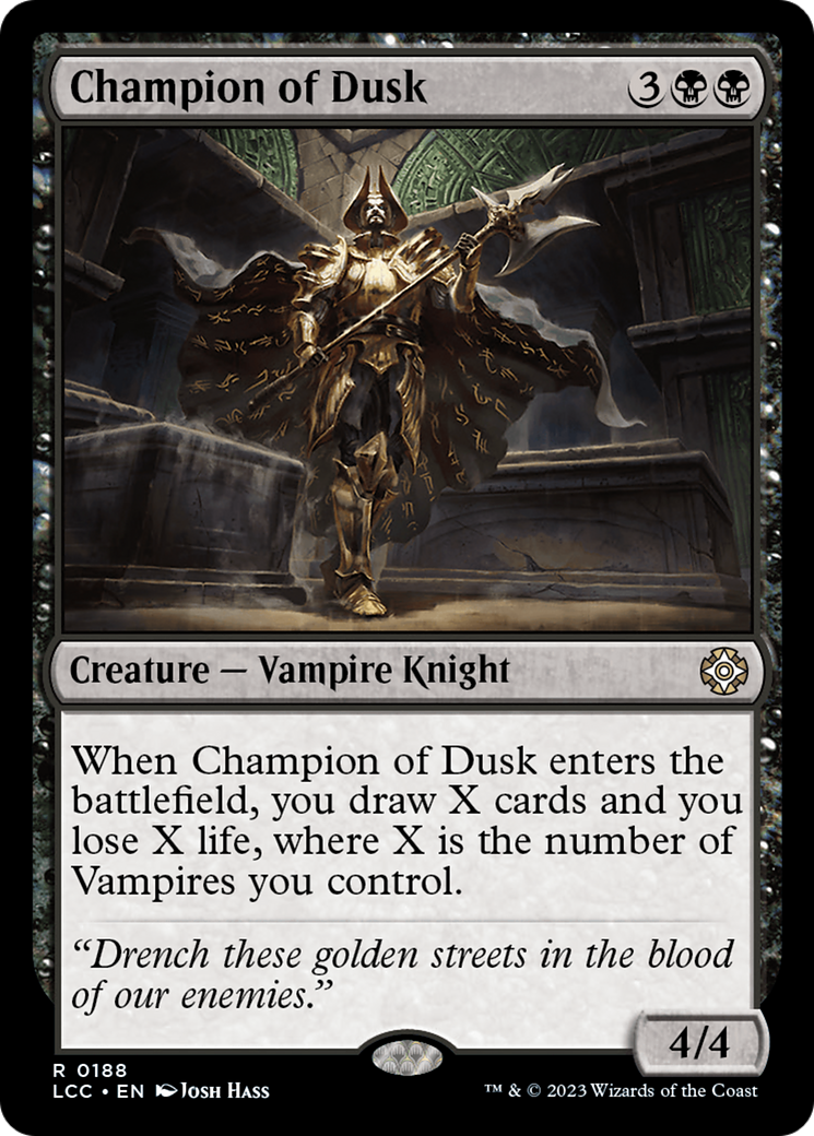 Champion of Dusk [The Lost Caverns of Ixalan Commander] | Deep Dive Games St. Marys