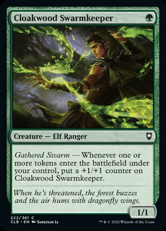 Cloakwood Swarmkeeper [Commander Legends: Battle for Baldur's Gate] | Deep Dive Games St. Marys