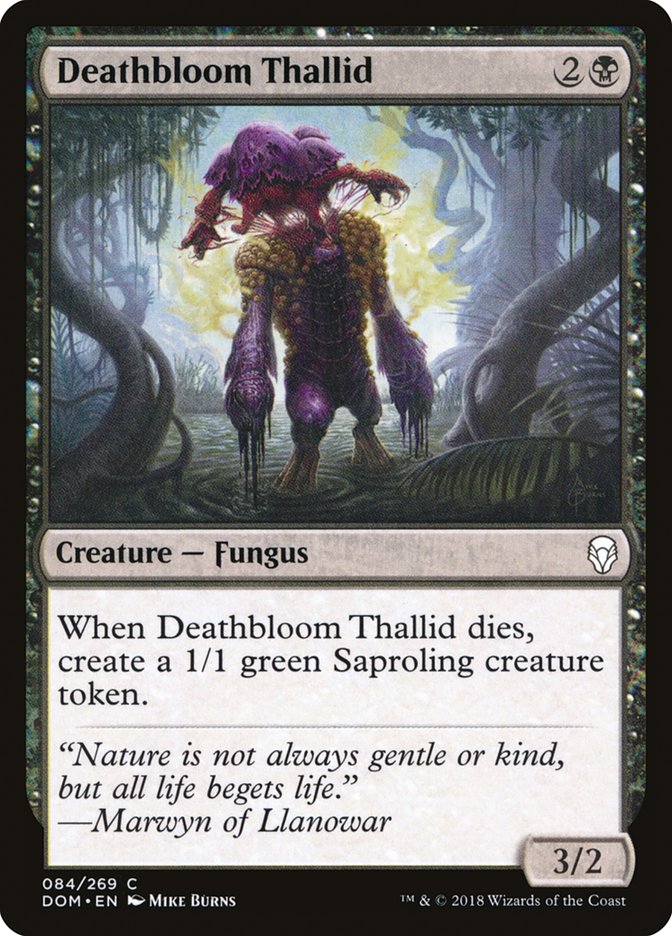 Deathbloom Thallid [Dominaria] | Deep Dive Games St. Marys