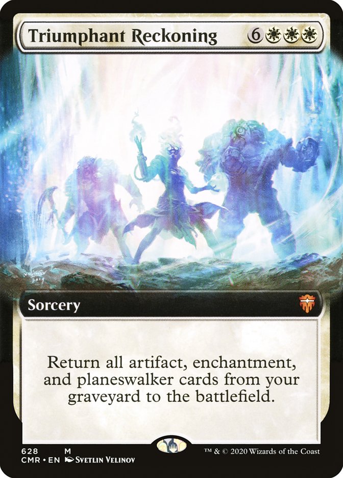 Triumphant Reckoning (Extended Art) [Commander Legends] | Deep Dive Games St. Marys