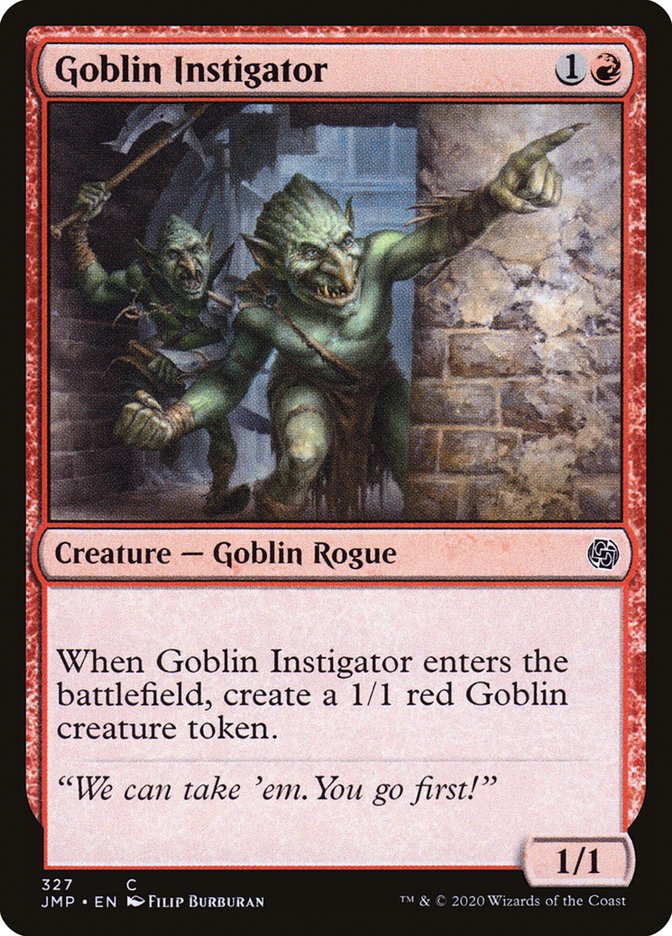 Goblin Instigator [Jumpstart] | Deep Dive Games St. Marys