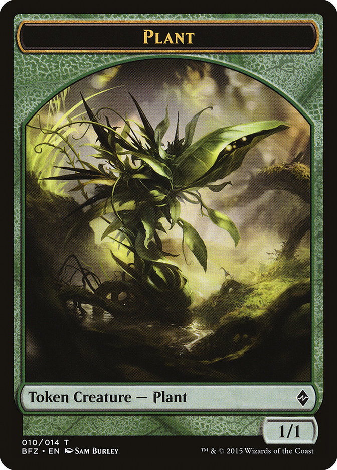 Plant Token [Battle for Zendikar Tokens] | Deep Dive Games St. Marys