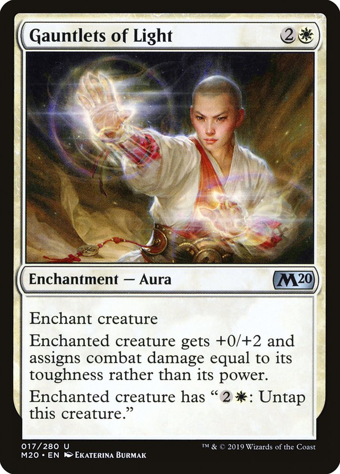 Gauntlets of Light [Core Set 2020] | Deep Dive Games St. Marys