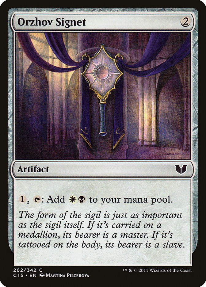 Orzhov Signet [Commander 2015] | Deep Dive Games St. Marys