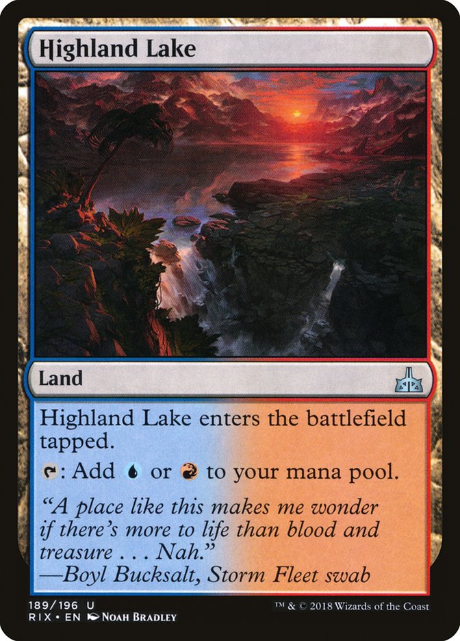 Highland Lake [Rivals of Ixalan] | Deep Dive Games St. Marys