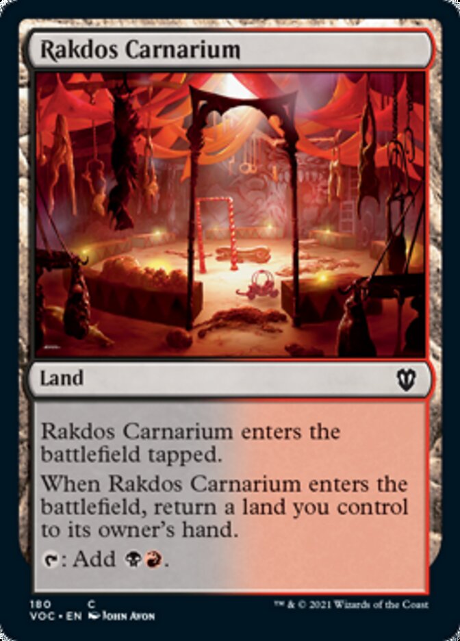 Rakdos Carnarium [Innistrad: Crimson Vow Commander] | Deep Dive Games St. Marys