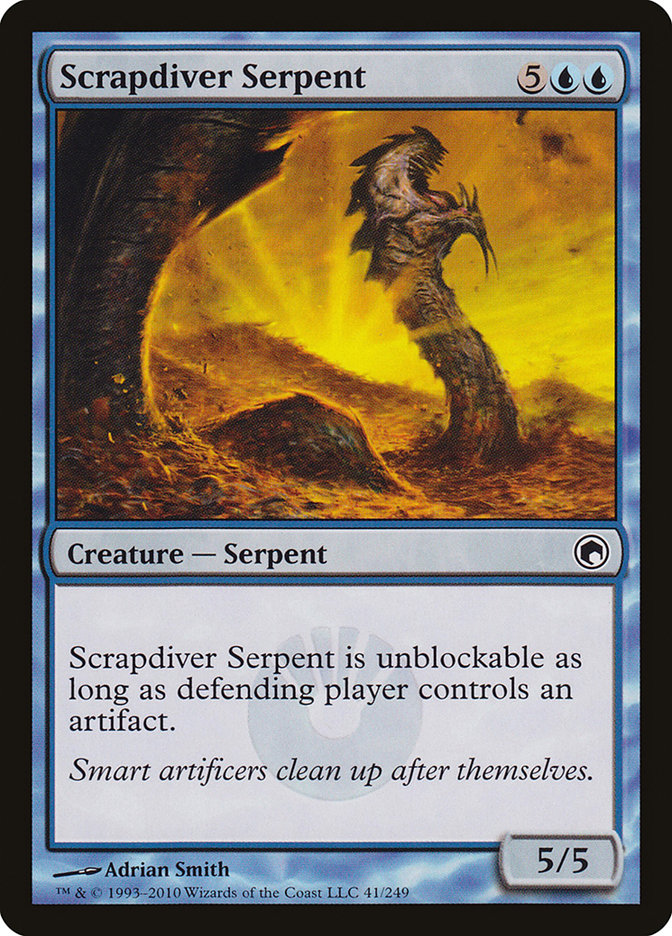 Scrapdiver Serpent [Scars of Mirrodin] | Deep Dive Games St. Marys