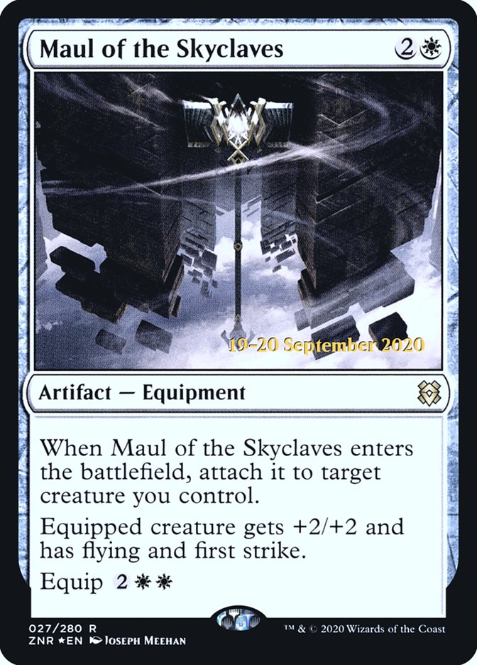 Maul of the Skyclaves [Zendikar Rising Prerelease Promos] | Deep Dive Games St. Marys