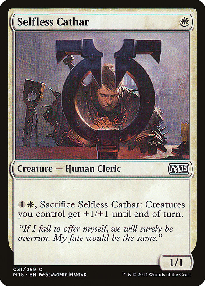 Selfless Cathar [Magic 2015] | Deep Dive Games St. Marys