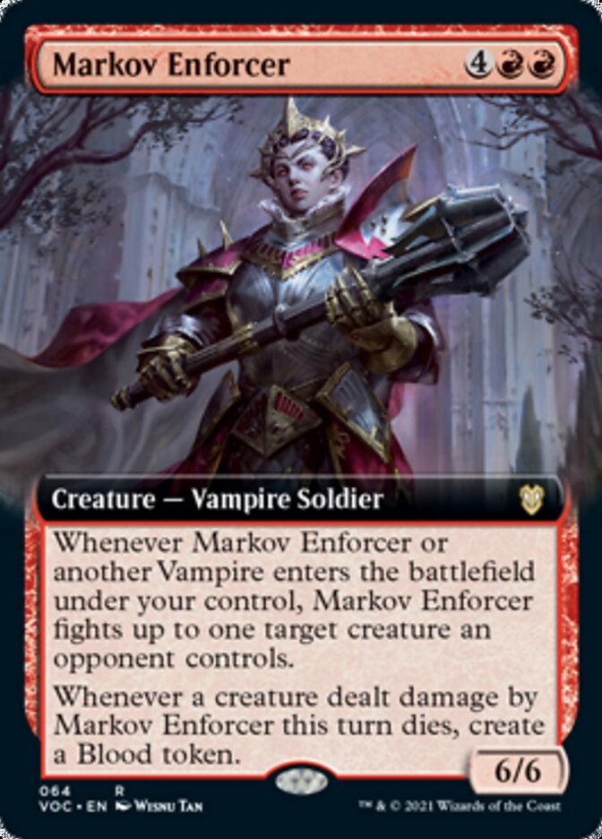 Markov Enforcer (Extended Art) [Innistrad: Crimson Vow Commander] | Deep Dive Games St. Marys