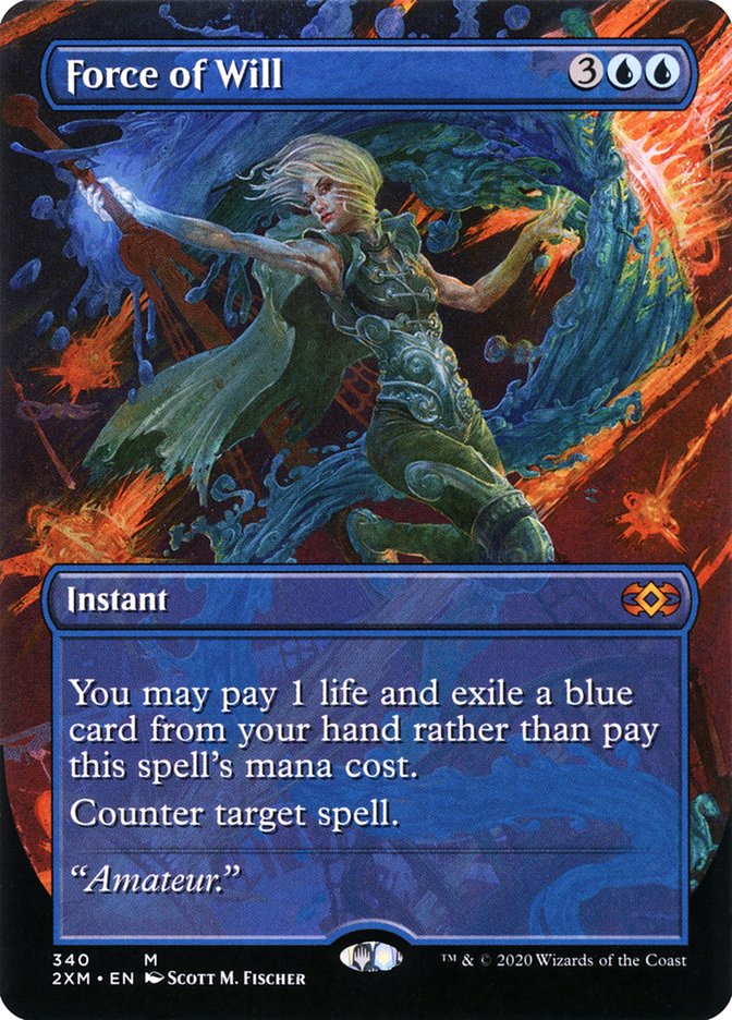 Force of Will (Toppers) [Double Masters] | Deep Dive Games St. Marys