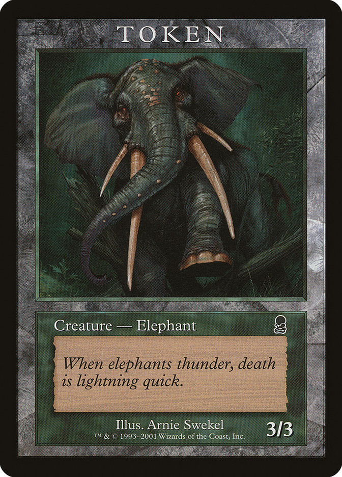 Elephant Token [Magic Player Rewards 2002] | Deep Dive Games St. Marys