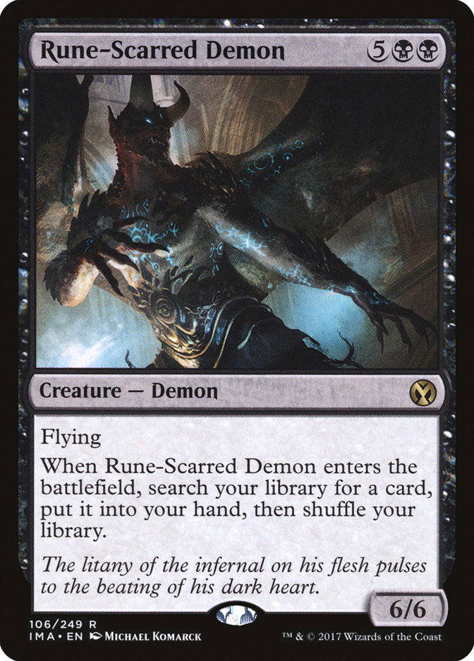 Rune-Scarred Demon [Iconic Masters] | Deep Dive Games St. Marys