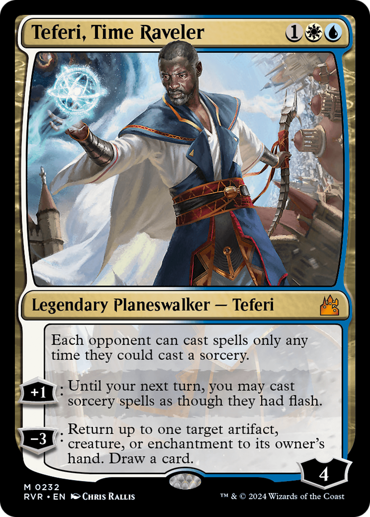 Teferi, Time Raveler [Ravnica Remastered] | Deep Dive Games St. Marys