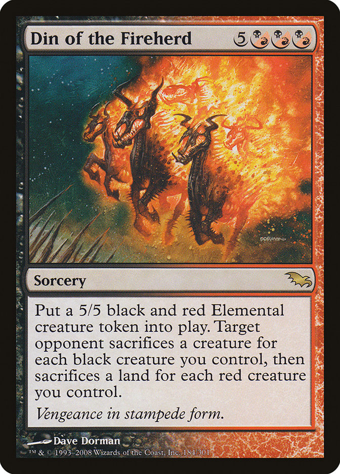 Din of the Fireherd [Shadowmoor] | Deep Dive Games St. Marys
