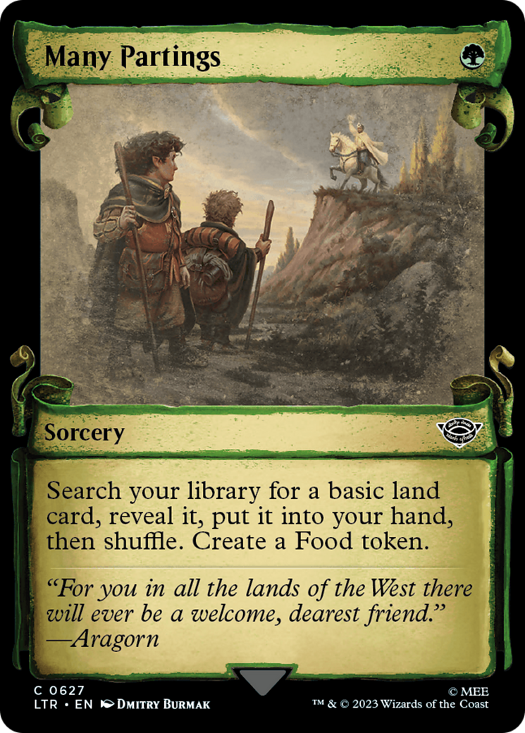 Many Partings [The Lord of the Rings: Tales of Middle-Earth Showcase Scrolls] | Deep Dive Games St. Marys