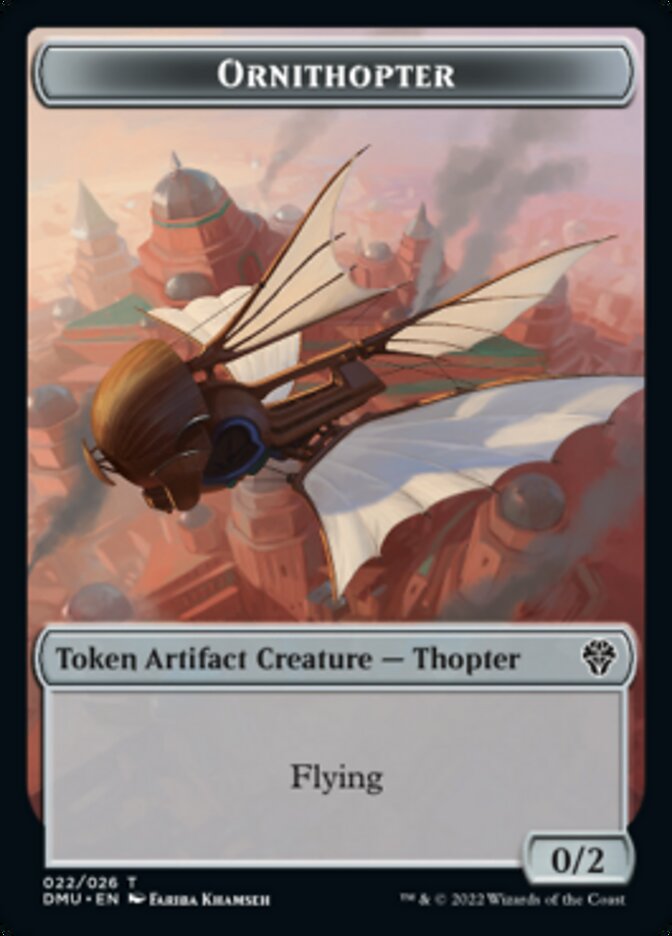 Ornithopter Token [Dominaria United Tokens] | Deep Dive Games St. Marys