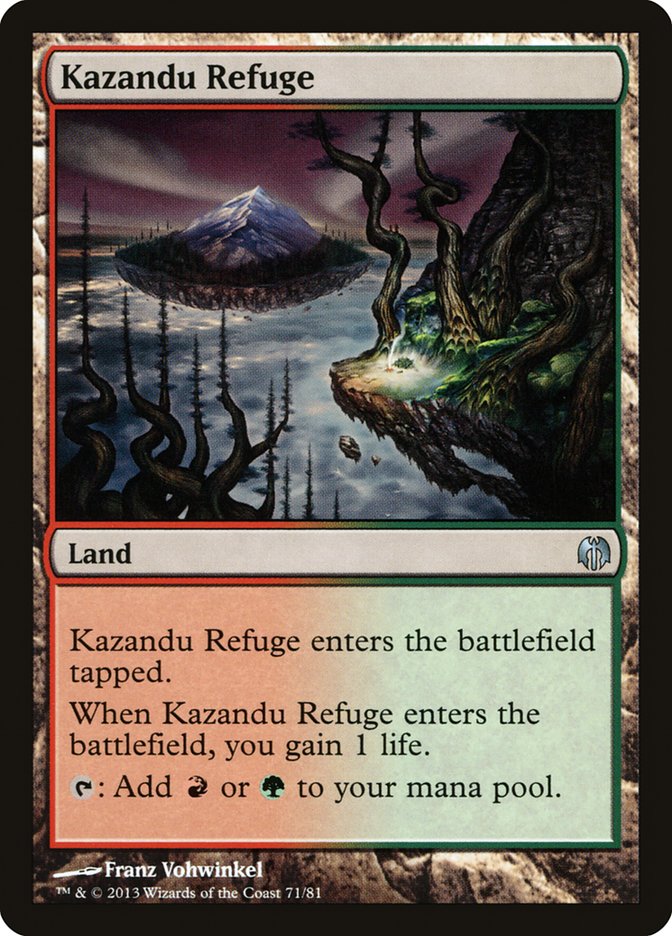 Kazandu Refuge [Duel Decks: Heroes vs. Monsters] | Deep Dive Games St. Marys