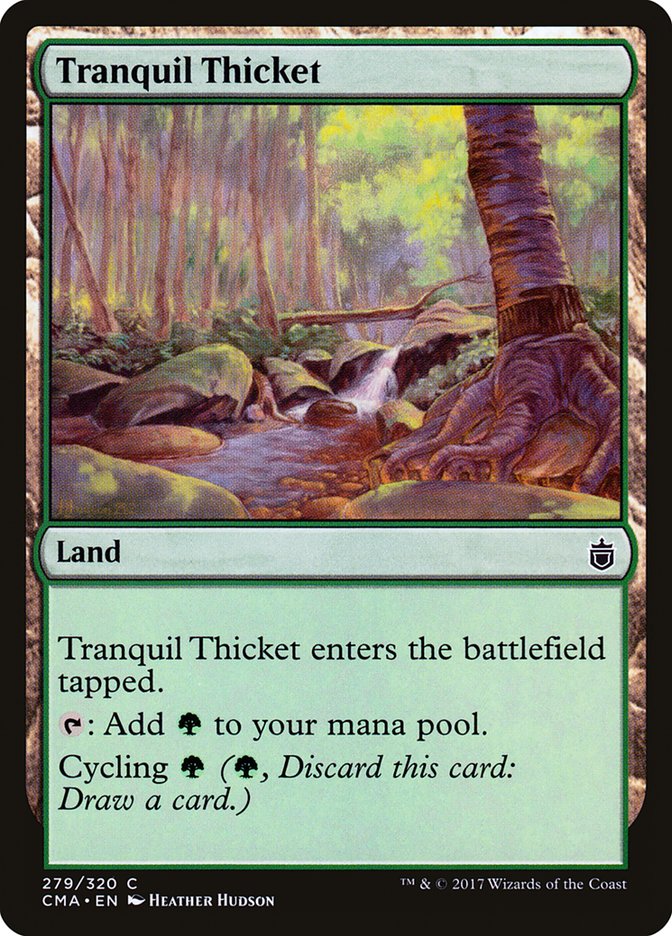 Tranquil Thicket [Commander Anthology] | Deep Dive Games St. Marys