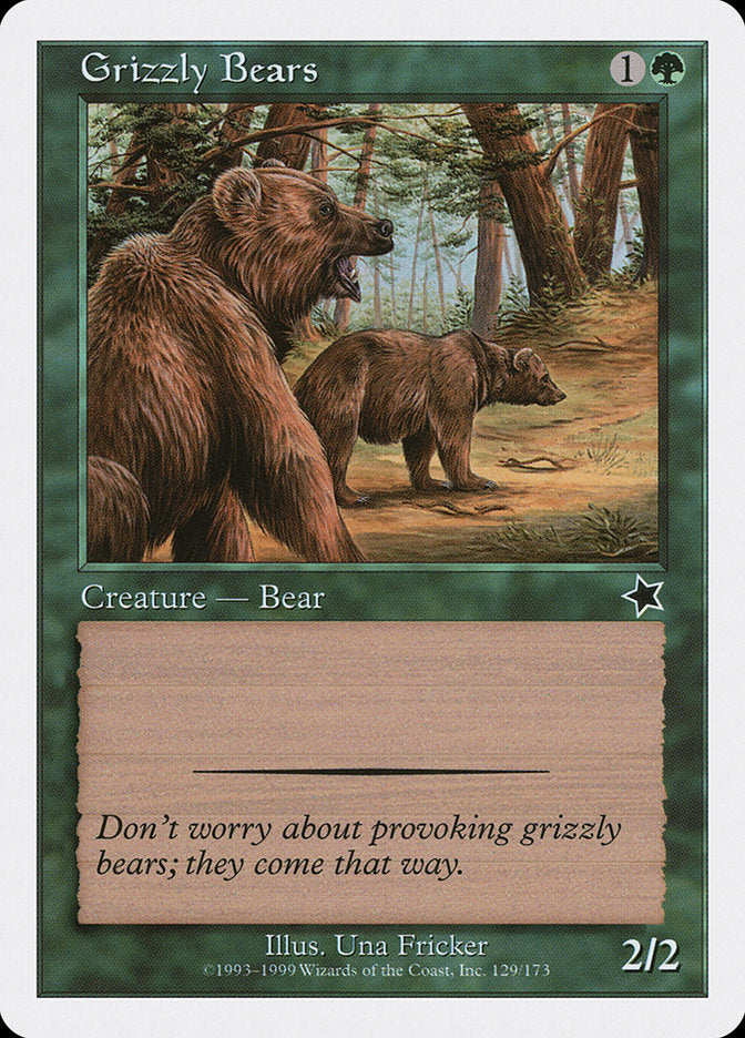 Grizzly Bears [Starter 1999] | Deep Dive Games St. Marys