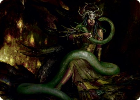 Saryth, the Viper's Fang Art Card [Innistrad: Midnight Hunt Art Series] | Deep Dive Games St. Marys