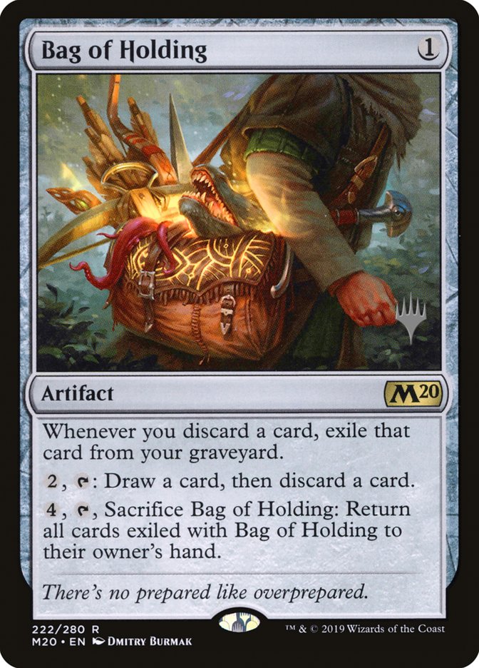 Bag of Holding (Promo Pack) [Core Set 2020 Promos] | Deep Dive Games St. Marys