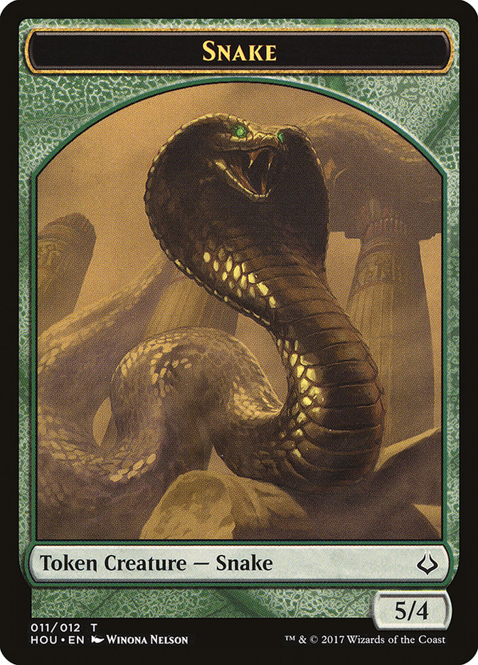 Snake Token [Hour of Devastation Tokens] | Deep Dive Games St. Marys