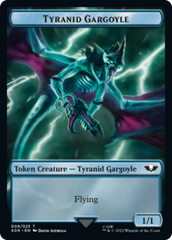 Tyranid (17) // Tyranid Gargoyle Double-Sided Token [Warhammer 40,000 Tokens] | Deep Dive Games St. Marys