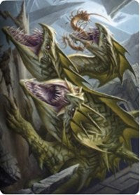 Grakmaw, Skyclave Ravager Art Card [Zendikar Rising Art Series] | Deep Dive Games St. Marys