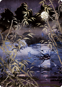Swamp Art Card [Kamigawa: Neon Dynasty Art Series] | Deep Dive Games St. Marys