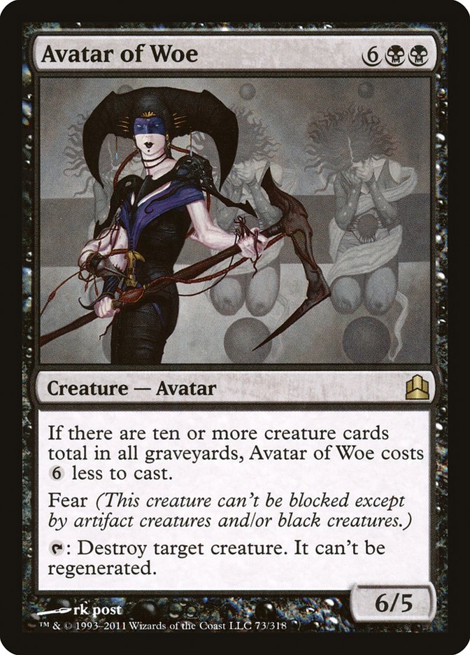 Avatar of Woe [Commander 2011] | Deep Dive Games St. Marys